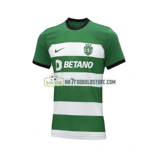 Sporting CP Trøje Mænd Hjemmebane Fodboldsæt 2023-2024 Kortærmet