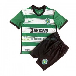 Sporting CP Trøje Børn Hjemmebane Fodboldsæt 2022-2023 Kortærmet