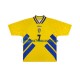Sverige Trøje Henrik Larsson 7 Retro Mænd Hjemmebane Fodboldsæt 1994 Kortærmet