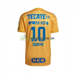 Tigres UANL Trøje Andre-Pierre Gignac 10 Mænd Hjemmebane Fodboldsæt 2022-2023 Kortærmet
