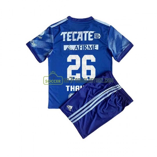 Tigres UANL Trøje Florian Thauvin 26 Børn Udebane Fodboldsæt 2022-2023 Kortærmet