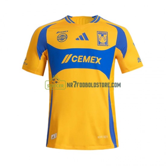 Tigres UANL Trøje Mænd Hjemmebane Fodboldsæt 2024-2025 Kortærmet