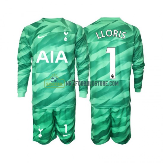 Tottenham Hotspur Trøje Hugo Lloris 1 Målmand Børn 3. Valg Fodboldsæt 2023-2024 Langærmet