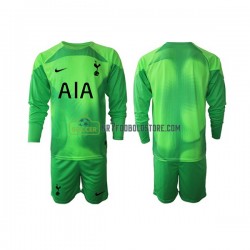 Tottenham Hotspur Trøje Målmand Børn Udebane Fodboldsæt 2022-2023 Langærmet