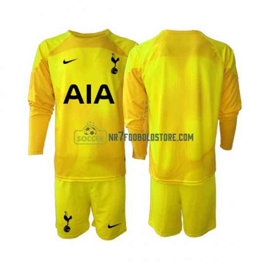Tottenham Hotspur Trøje Målmand Børn Hjemmebane Fodboldsæt 2022-2023 Langærmet
