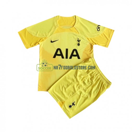 Tottenham Hotspur Trøje Målmand Børn Hjemmebane Fodboldsæt 2022-2023 Kortærmet