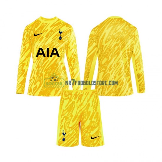 Tottenham Hotspur Trøje Målmand Børn Hjemmebane Fodboldsæt 2024-2025 Langærmet