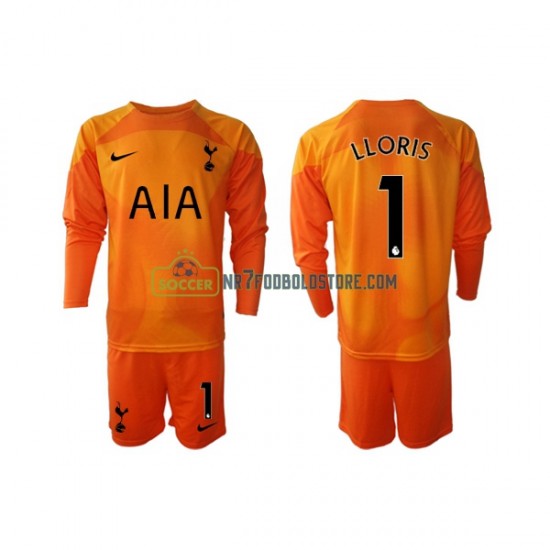 Tottenham Hotspur Trøje Hugo Lloris 1 Målmand Børn 3. Valg Fodboldsæt 2022-2023 Langærmet