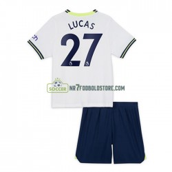 Tottenham Hotspur Trøje Lucas Moura 27 Børn Hjemmebane Fodboldsæt 2022-2023 Kortærmet