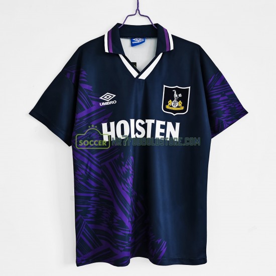 Tottenham Hotspur Trøje Retro Udebane Fodboldsæt 1994-1995 Kortærmet 