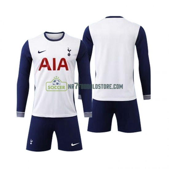 Trøje Tottenham Spurs Børn Hjemmebane Fodboldsæt 2024-2025 Langærmet
