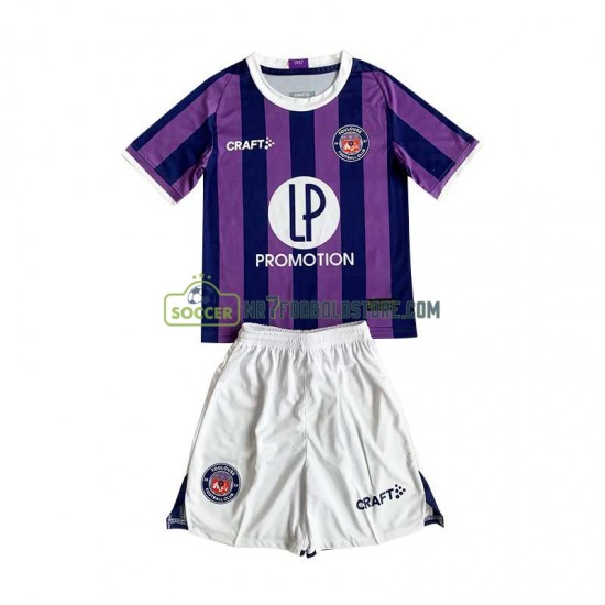 Toulouse FC Trøje Børn Udebane Fodboldsæt 2023-2024 Kortærmet