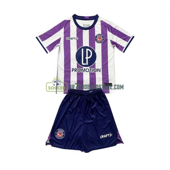 Toulouse FC Trøje Børn Hjemmebane Fodboldsæt 2023-2024 Kortærmet