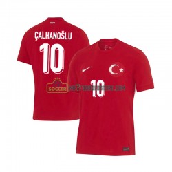Tyrkiet Trøje Hakan Calhanoglu 10 Mænd Udebane Fodboldsæt Euro 2024 Kortærmet