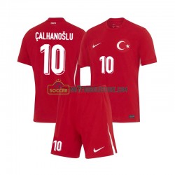 Tyrkiet Trøje Hakan Calhanoglu 10 Børn Udebane Fodboldsæt Euro 2024 Kortærmet