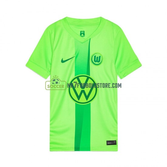 VfL Wolfsburg Trøje Mænd Hjemmebane Fodboldsæt 2024-2025 Kortærmet