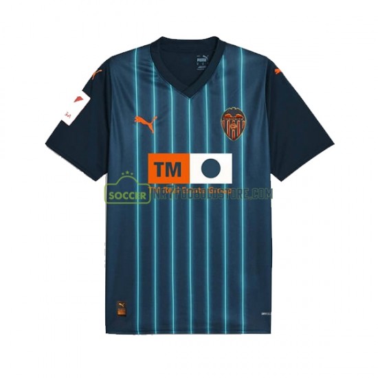 Valencia CF Trøje Mænd Udebane Fodboldsæt 2023-2024 Kortærmet