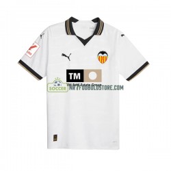 Valencia CF Trøje Mænd Hjemmebane Fodboldsæt 2023-2024 Kortærmet