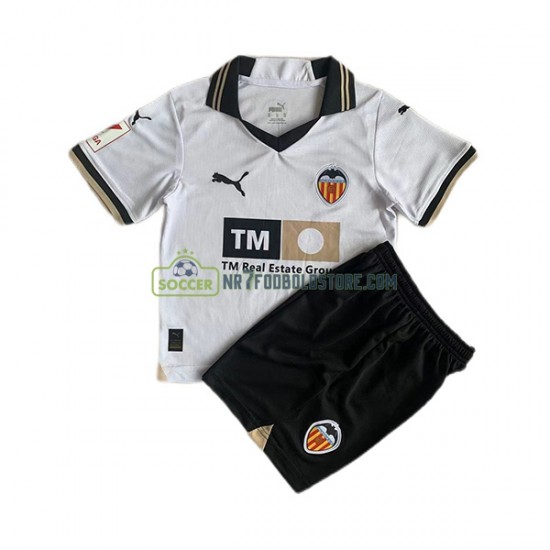 Valencia CF Trøje Børn Hjemmebane Fodboldsæt 2023-2024 Kortærmet