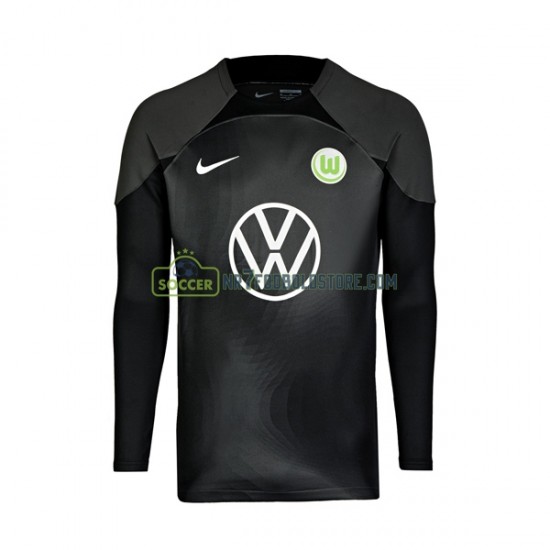 VfL Wolfsburg Trøje Målmand Mænd Hjemmebane Fodboldsæt 2022-2023 Langærmet