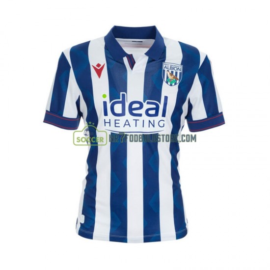 West Bromwich Albion Trøje Mænd Hjemmebane Fodboldsæt 2024-2025 Kortærmet