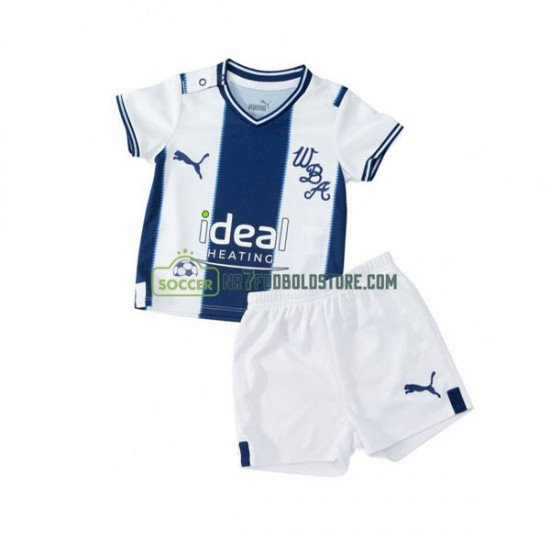 West Bromwich Albion Trøje Børn Hjemmebane Fodboldsæt 2022-2023 Kortærmet