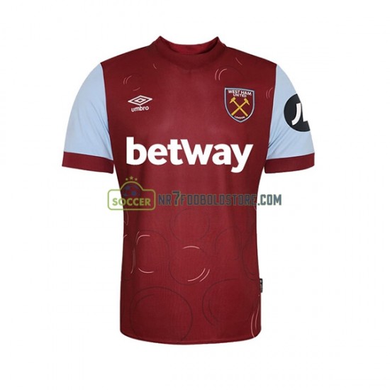 West Ham United Trøje Mænd Hjemmebane Fodboldsæt 2023-2024 Kortærmet