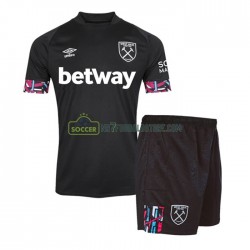 West Ham United Trøje Børn Udebane Fodboldsæt 2022-2023 Kortærmet
