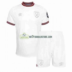 West Ham United Trøje Børn Udebane Fodboldsæt 2023-2024 Kortærmet