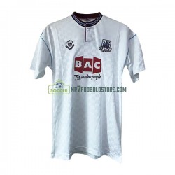 West Ham United Trøje Retro Mænd Udebane Fodboldsæt 1989-1990 Kortærmet
