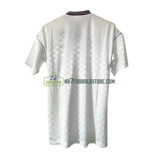 West Ham United Trøje Retro Mænd Udebane Fodboldsæt 1989-1990 Kortærmet