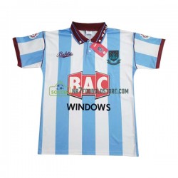 West Ham United Trøje Retro Mænd Udebane Fodboldsæt 1991-1992 Kortærmet