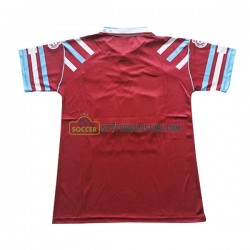 West Ham United Trøje Retro Mænd Hjemmebane Fodboldsæt 1991-1992 Kortærmet