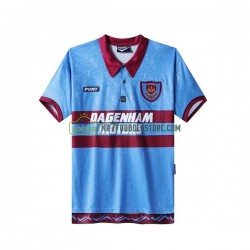 West Ham United Trøje Retro Mænd Hjemmebane Fodboldsæt 1995-1996 Kortærmet