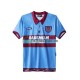 West Ham United Trøje Retro Mænd Hjemmebane Fodboldsæt 1995-1996 Kortærmet