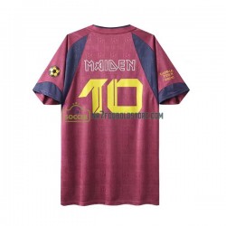 West Ham United Trøje Iron Maiden Retro Mænd Udebane Fodboldsæt 2010 Kortærmet