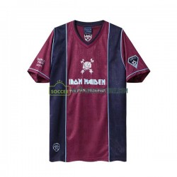 West Ham United Trøje Iron Maiden Retro Mænd Udebane Fodboldsæt 2011 Kortærmet
