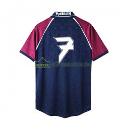 West Ham United Trøje Iron Maiden Retro Mænd Hjemmebane Fodboldsæt 1999 Kortærmet