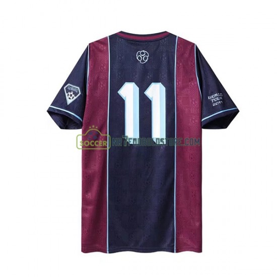 West Ham United Trøje Iron Maiden Retro Mænd Hjemmebane Fodboldsæt 2011 Kortærmet