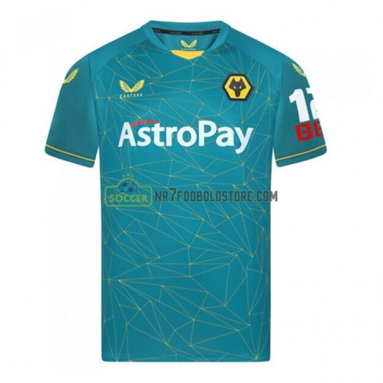 Wolverhampton Wanderers Trøje Mænd Udebane Fodboldsæt 2022-2023 Kortærmet