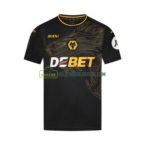 Wolverhampton Wanderers Trøje Mænd Udebane Fodboldsæt 2024-2025 Kortærmet