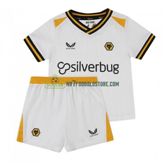 Wolverhampton Wanderers Trøje Børn 3. Valg Fodboldsæt 2022-2023 Kortærmet