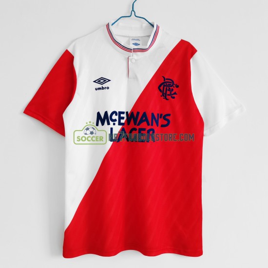 Wolverhampton Wanderers Trøje Retro Udebane Fodboldsæt 1987-1988 Kortærmet 