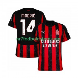 AC Milan Trøje Modrić Luca 14 Mænd Hjemmebane Fodboldsæt 2025-2026 Kortærmet