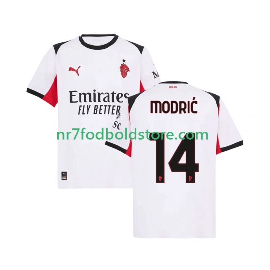 AC Milan Trøje Modrić Luka 14 Mænd Udebane Fodboldsæt 2025-2026 Kortærmet