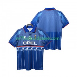 AC Milan Trøje 1995 1996 Retro Mænd Udebane Fodboldsæt Kortærmet