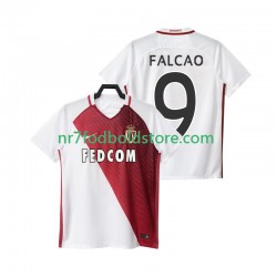 AS Monaco Trøje FALCAO 9 2016 2017 Mænd Hjemmebane Fodboldsæt Kortærmet
