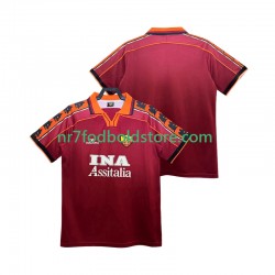 AS Roma Trøje Retro Mænd Hjemmebane Fodboldsæt 1998 1999 Kortærmet