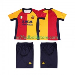 AS Roma Trøje 2001 Retro Børn Hjemmebane Fodboldsæt Kortærmet