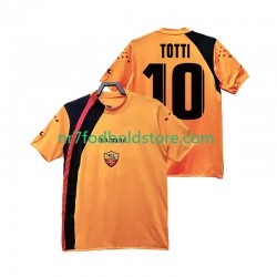 AS Roma Trøje TOTTI 10 2005 Retro Mænd Hjemmebane Fodboldsæt 2006 Kortærmet